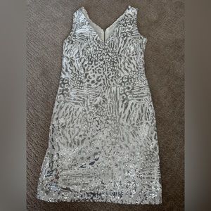 White Silver forever21 dress Small
